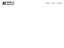 Tablet Screenshot of noblemotive.com